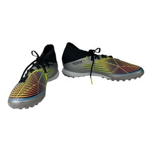 adidas Predator Edge.3 Turf (Metallic Silver/Black) size 9.5